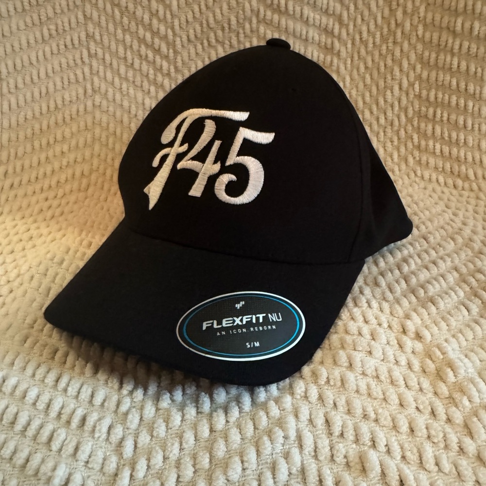 Black F45 Flexfit Cap